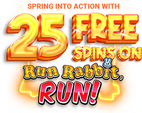 Two Fat Ladies Bingo 25 Free Spins on Run Rabbit, Run